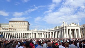 Hello Vatican City. The Pope's blessing.